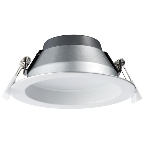 Dimmable 10 watt LED downlight with selectable CCT, IP64