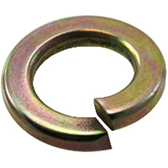 M12 Spring Washers Yellow Zinc