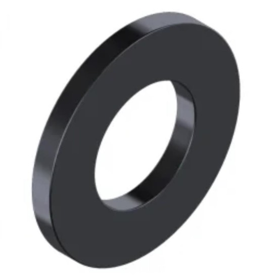 M12 Plain Flat Washer Black Finish