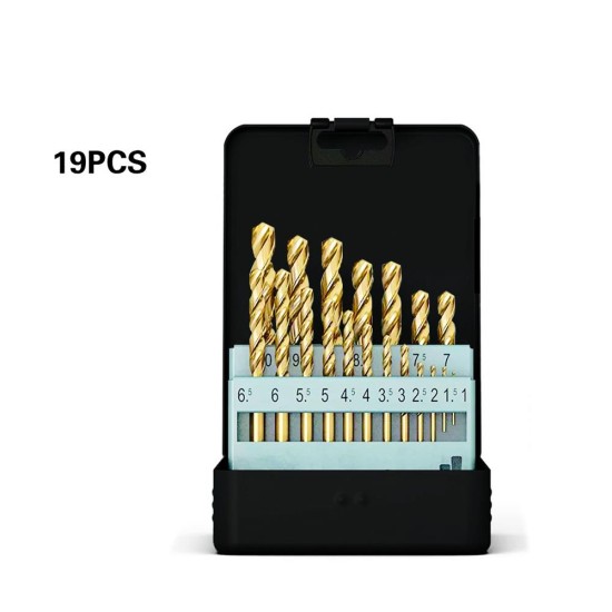 M35 HSS COBALT BITS SET 19PCS