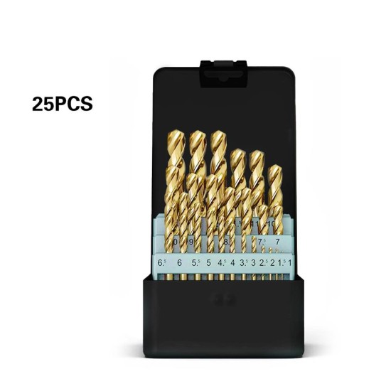 M35 HSS COBALT BITS SET 25PCS