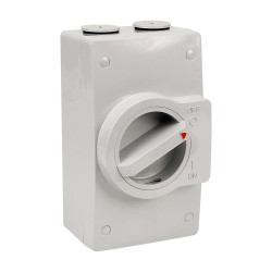 NHP NLINE Isolating Switch, Large IP 66 Plastic, 2 Pole 20A 250V AC