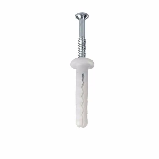 Nail in Plug 5mm x 25mm Mushroom Head (PK100)