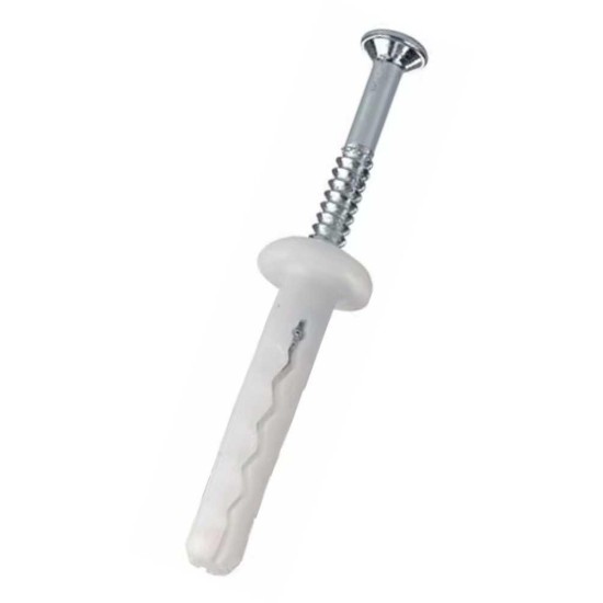 Nail in Plug 5mm x 40mm Mushroom Head (PK100)