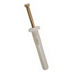 Nail in Plug 6.5mm x 40mm Round Head (PK100)