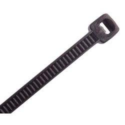 Nylon Cable Tie 200 X 4.8MM UV Black 100 Pack