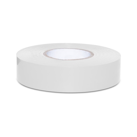 Tape Electrical PVC Width 18mm x Length 20m 0.18mm-Thick White