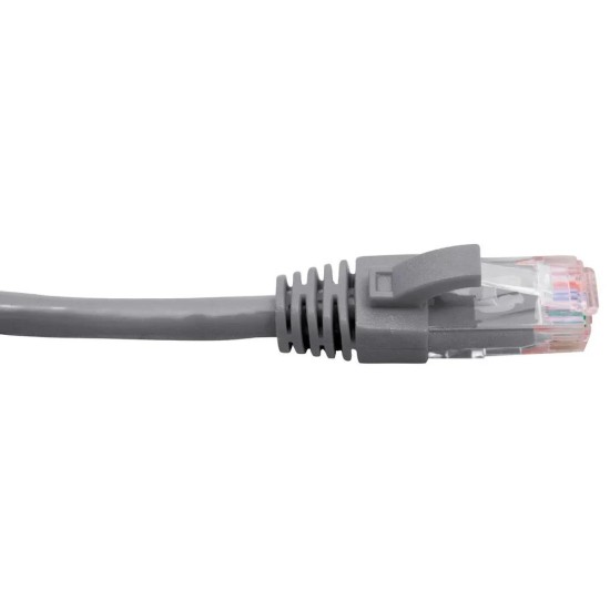 Cabac 0.5 Metre 4 Pair PVC Unshielded RJ45 - RJ45 Cat6 Grey Patch Lead