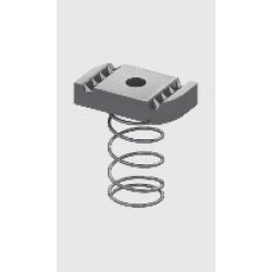 Channel Nut With Long Spring M10 Zinc plated