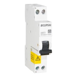 Clipsal Resi MAX, RCBO SLIM 1PN 10A C curve 30mA Type A 4.5KA