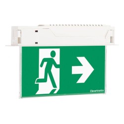 Ultrablade Pro Exit, Recessed Ceiling Mount, Trade Series, All Pictograms, Single or Double Sided