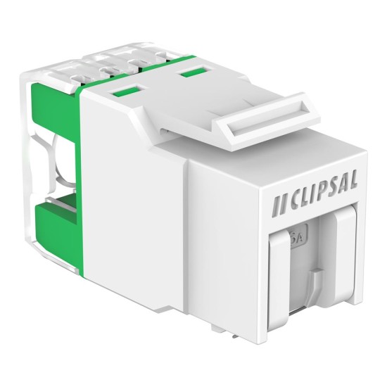 Clipsal Actassi, RJ45 Jack, CAT6A UTP Keystone Shutter