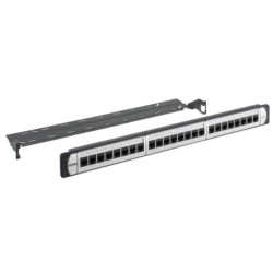 Clipsal Actassi Patch Panel 19 Inch Rack Mount, 24 Port, Category 5E Utp, 568A/B