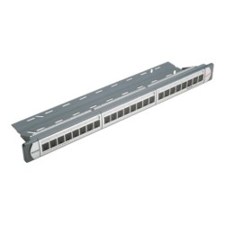 Clipsal Actassi Patch Panel 24 Port, Cat6, Shuttered