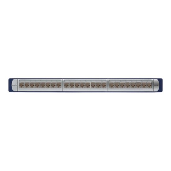 Clipsal Actassi Patch Panel 24 Port, Cat 6A, Shielded