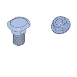 ST3 Nut &bolts  Pk 40 Zinc