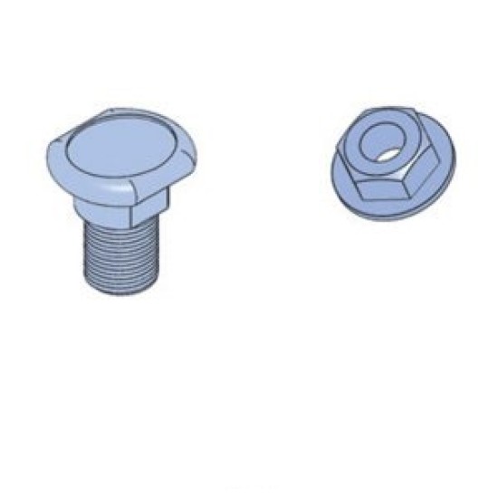 ST3 Nut &bolts  Pk 40 Zinc