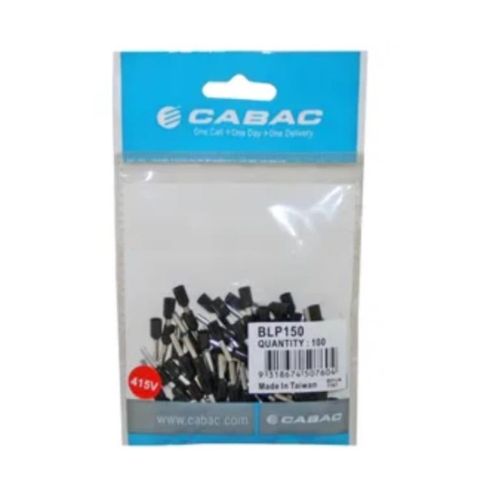 Boot Lace Pin 1.5mm2-Black Halogen Free