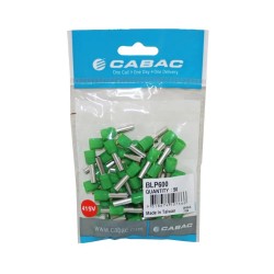 Boot Lace Pin 6mm2-Green Halogen Free