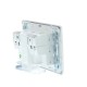 Clipsal - Pro Series Twin Power Point Horizontal Mount,10mA RCD 10A, 250V, Extra Vivid White