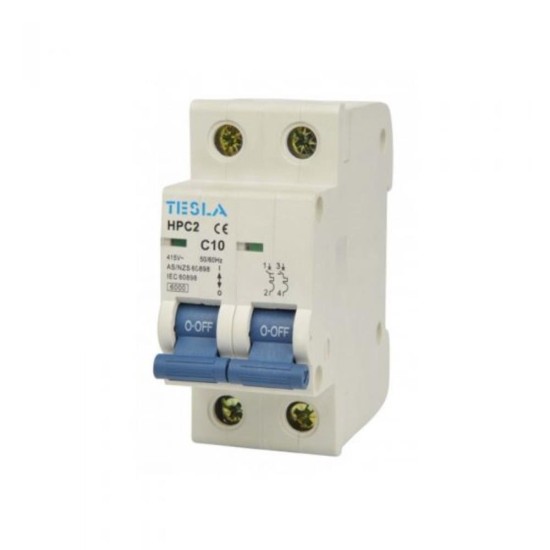 Tesla Miniature Circuit Breaker 2 Pole 10 Amp