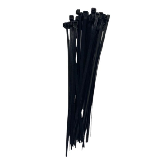 Tesla Cable Tie 200mm x 4.8mm Black PK100