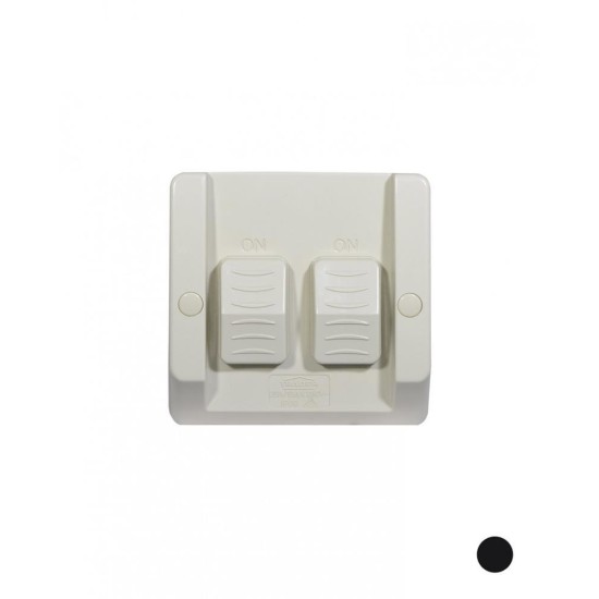 Double Outdoor Switch IP66 20A/16AX