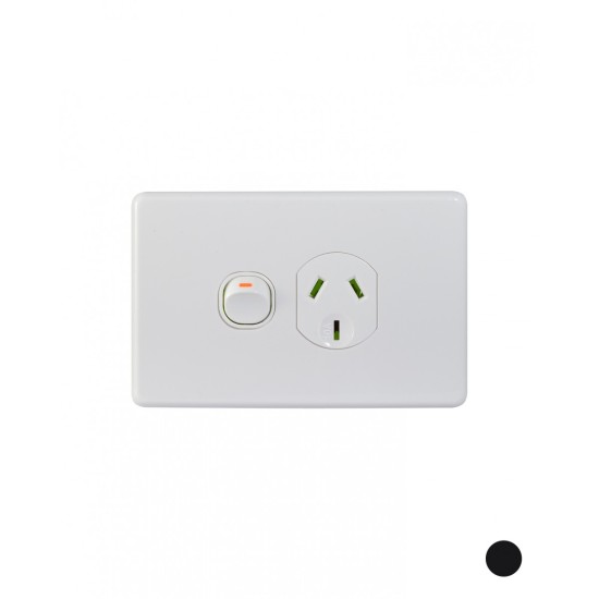 Puma - Power Point Switched 1 Gang, 10A 250V