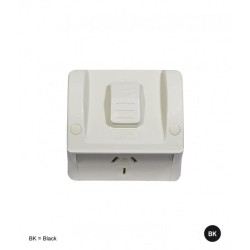 Hippo - Single Outdoor Power Point IP54 10A 250V~