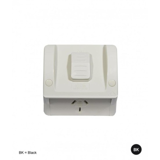 Hippo - Single Outdoor Power Point IP54 10A 250V~