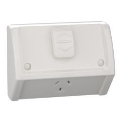 Weathershield, Socket, Flush, Single, 10A, 250VAC, IP54