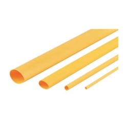 12.7mm Yellow Thin Wall Heatshrink 1.2mtr (Shrinks To 6.4mm)